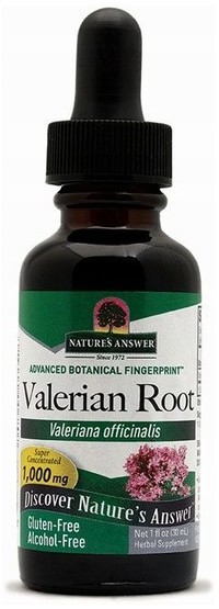 Natures Answer Answer Valerian extract ekstrakt z korzenia kozłka lekarskiego suplement diety 30ml