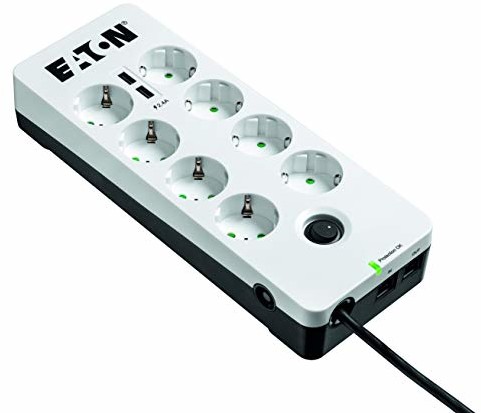 Eaton PRISE PARAFOUDRE EATON ochrona. Pudełko 8 Tel USB DIN PB8TUD