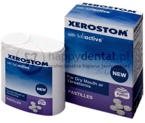 Biocosmetics XEROSTOM Dry Mouth Pastilles 30szt. - pastylki nawilżające błonę śluzową jamy ustnej