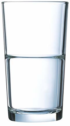 Arcoroc szklanki, sztaplowane