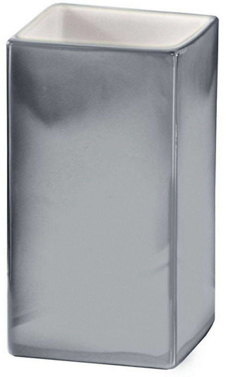Kleine Wolke Kubek na szczoteczki do zębów Glamour Silver 4004478219755