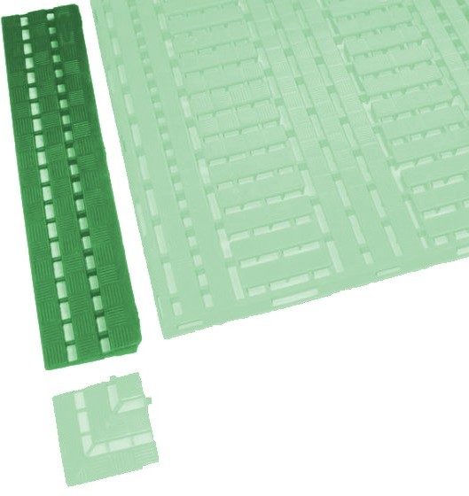 Coba Krawędź Do Mat Work Deck Zielony 0.6M X 1.2M WD040002