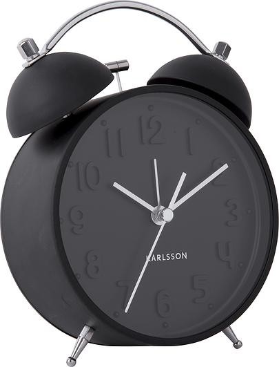 Karlsson Budzik Iconic czarny KA5784BK