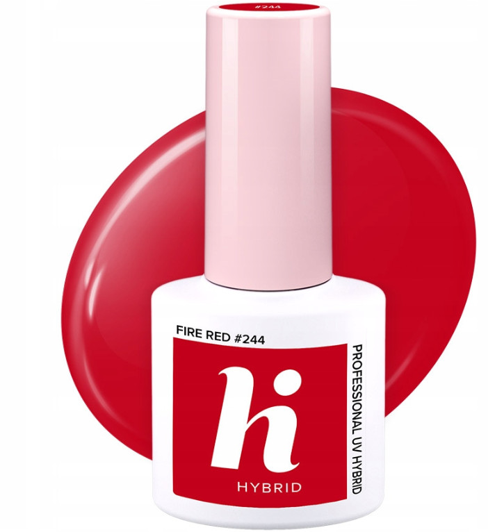 Hi Hybrid 244 Lakier Hybrydowy FIRE RED 5ml 5902751425710