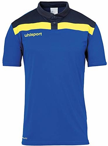 uhlsport uhlsport Męska koszulka polo Offense 23 Polo Shirt, lazurowy/morski/limonenge, 5XL, 100221314 100221314