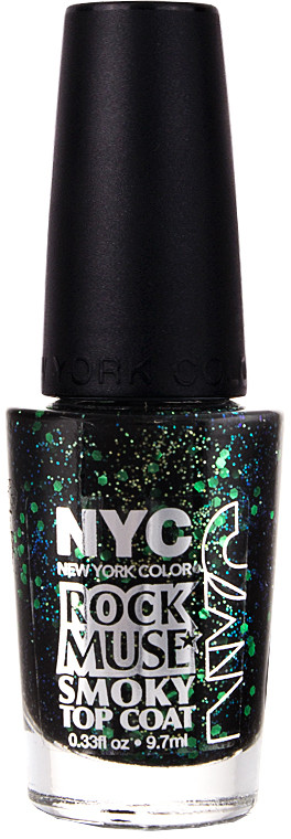 NYC Rock Muse Smoky Top Coat Lakier Do Paznokci 006 Green Day