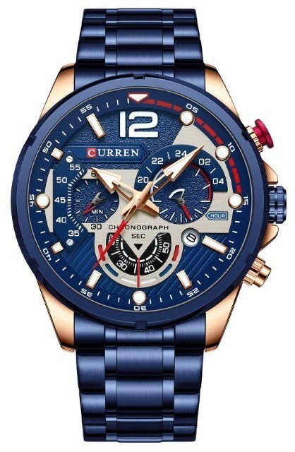 Curren ZEGAREK MĘSKI CURREN 8395 (zc019e) - CHRONOGRAF 8395