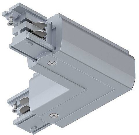 Paulmann ProRail3 łącznik L uziem wew Srebrny 230V metal/tworzywo sztuczne 3-faz PL91371) PL91371
