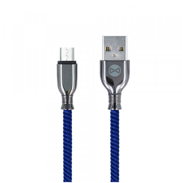 Фото - Кабель FOREVER kabel Tornado USB - microUSB 1,0 m 3A granatowy 