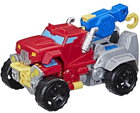 Transformers Rescue Bots Academy Optimus Prime, 15 cm figurka do zbierania, przekształcany robot dla dzieci od 3 roku życia