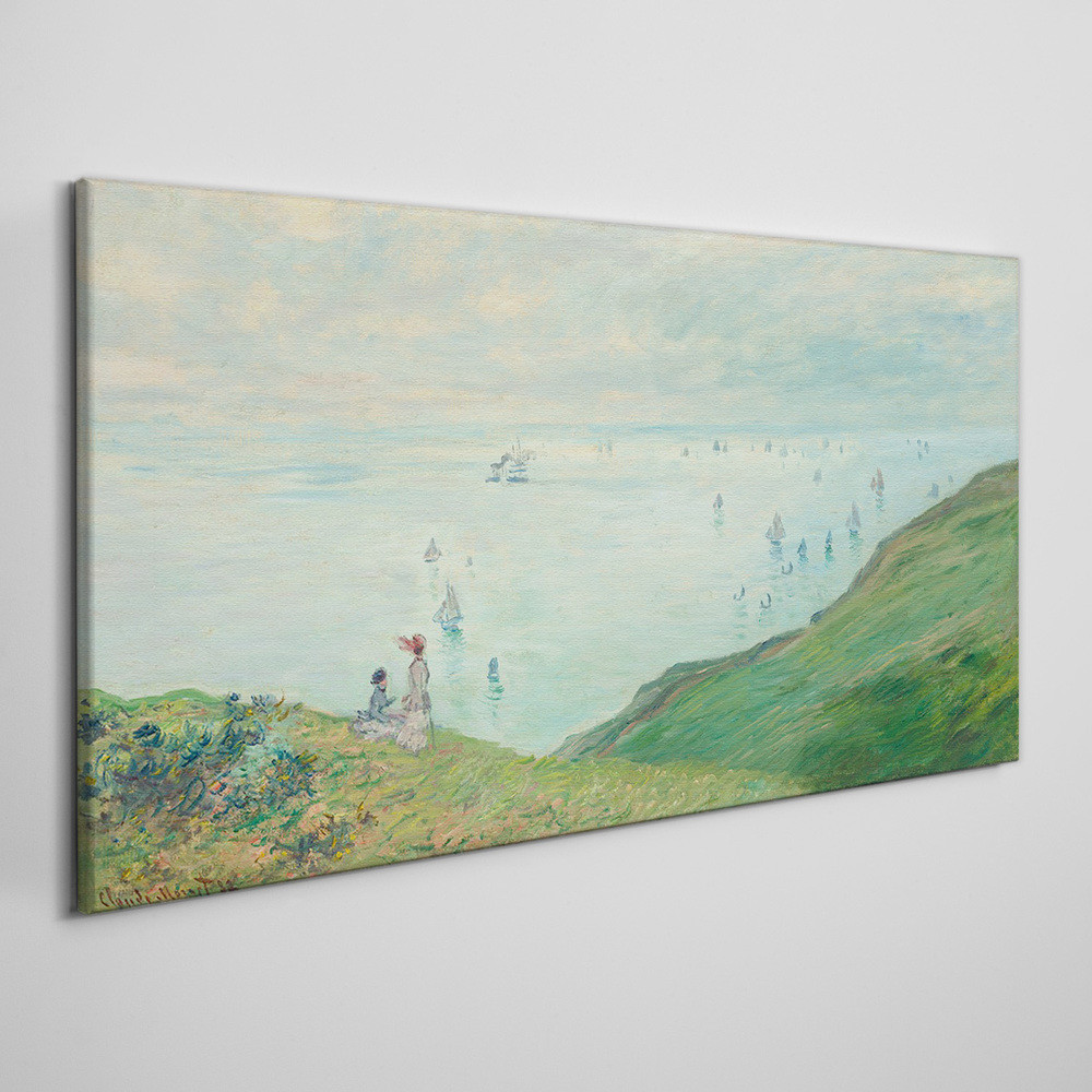PL Coloray Obraz na Płótnie Klify w Pourville Monet 140x70cm