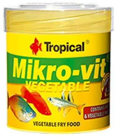 Tropical Mikrovit Vegetable - pokarm roślinny dla narybku 50ml/32g