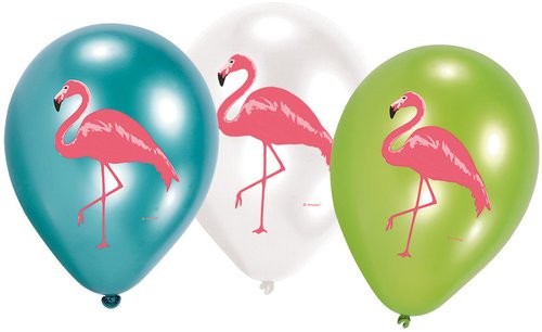 Balony lateksowe Flamingo Paradise op 6szt