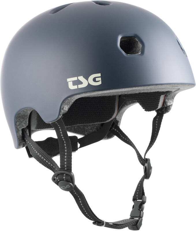 TSG Meta Solid Color Kask rowerowy, szary S/M | 54-57cm 2022 Kaski rowerowe 750123-satin paynes grey-54-57cm