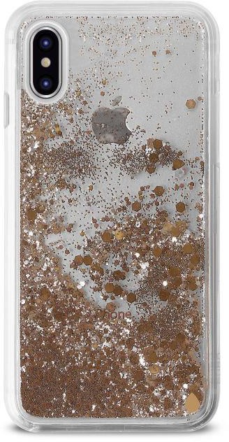 PURO Aqua Winter Cover - Etui iPhone X (Gold) (IPCXAQUAW1GOLD)