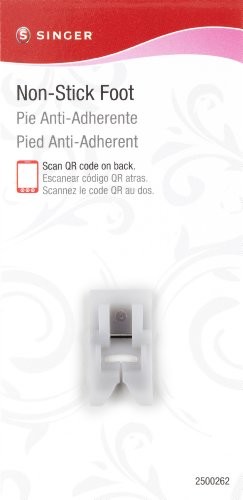 Singer Non-Stick Foot Snap-On Presser Foot for Low-Shank Sewing Machines