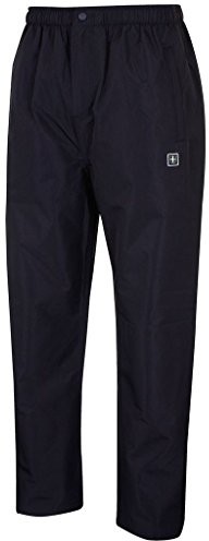 Island Green 2017 męskie spodnie wodoszczelna z wewnętrzną warstwą obrębku Golf Trousers, czarny IGPNT1767_BK1SR_2XL