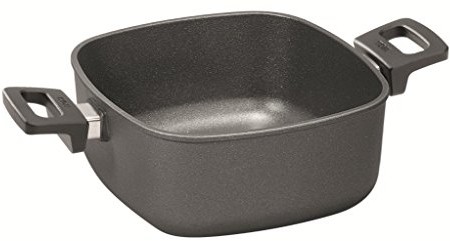 Woll Z WEŁNY Titanium Nowo naczynie do pieczenia z odlewu czworokątna z 2 bocznymi uchwytami, 24 cm 1024N