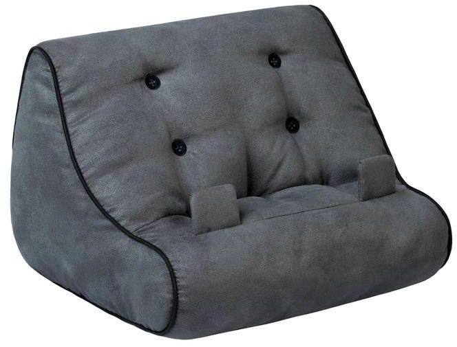 Bookchair Pluszowa podkładka pod książkę, czytnik i tablet BookCouch Grey SBCG