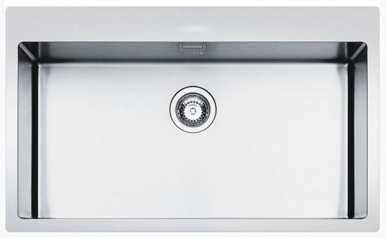 SMEG SMEG LFT77RS wpuszczany w blat 1 komora głębokość komory 200 mm komora 710 x 400 mm stal nierdzewna o grubości 1 mm