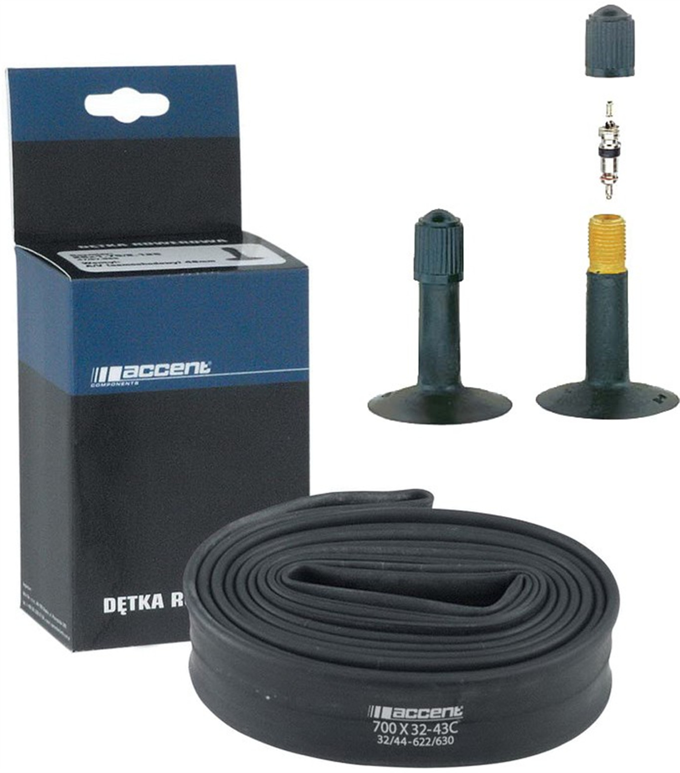Accent ACCENT 27,5 cala / Długość wentyla: 40 mm / Szerokość: 47 mm 50 mm 54 mm 57 mm / Typ wentyla: auto / samochodowy 610-06-67_ACC