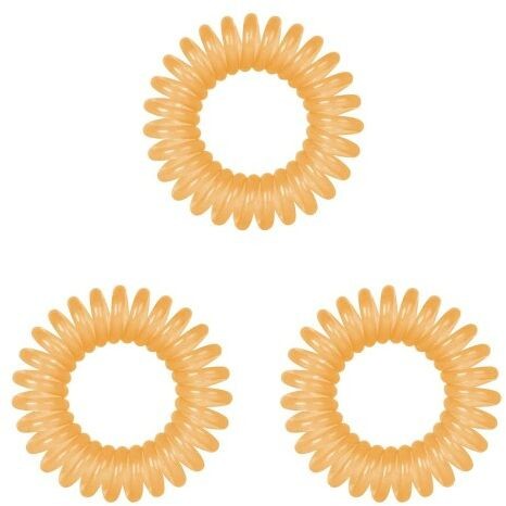 Fox spring hair ring - gumki do włosów 3szt art. nr 1507047 - pomarańczowe