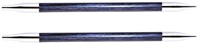 KnitPro okrągłe druty 29260, drewno/mosiądz, fioletowy, 12,5 x 0,65 x 0,65 cm KP29260