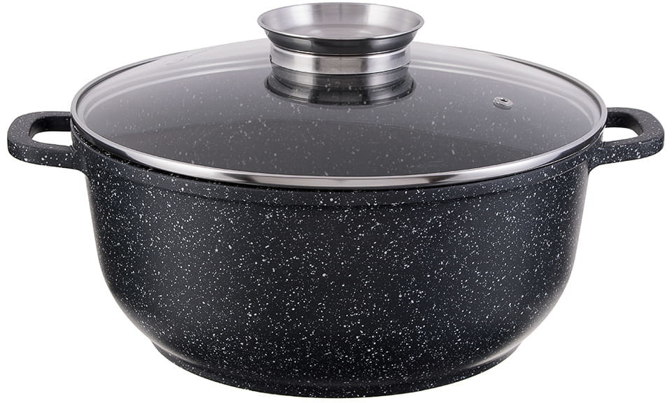 Edenberg Garnek granitowy z pokrywką EB 8118 4.5 L na Indukcję EB 8118