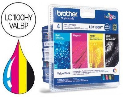Brother Kartridż LC-1100hyvalbpdr Value Pack LC-1100HYVALBPDR