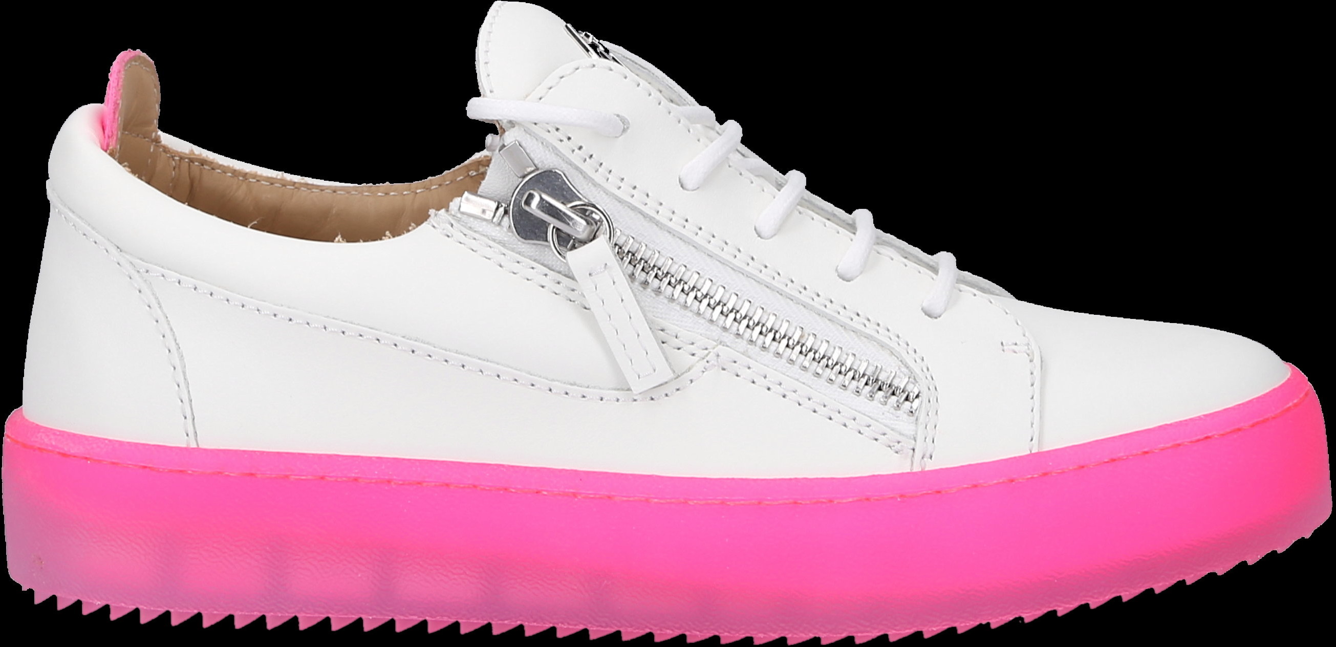 Giuseppe Zanotti Trampki biały MAY LOND skóra cielęca