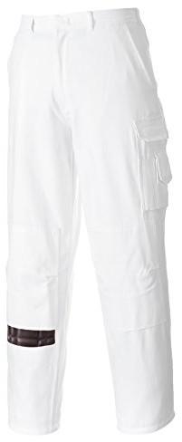 Portwest Spodnie robocze portwest spodnie robocze malarzy budowlanych Biały 100% bawełna 305 G/M, biały S817WHRXXL