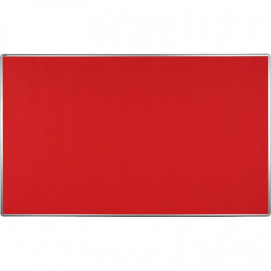 ekoTAB Tablica tekstylna ekoTAB w aluminiowej ramie, 200x120 cm, czerwona 535122