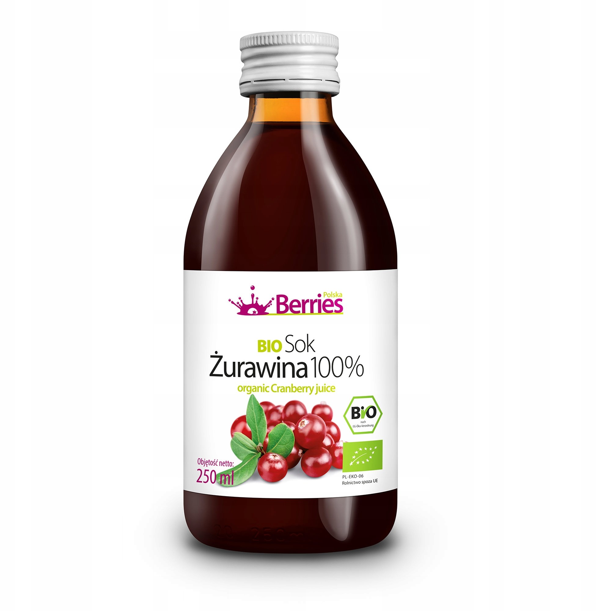 Bio Sok Żurawina 100% sok z żurawiny 250ml
