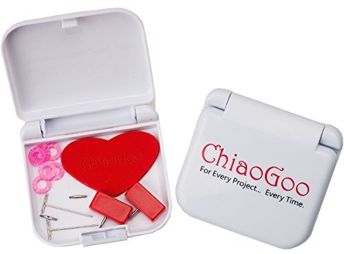 chiaogoo Chiaogoo Twist Czerwony Lace Mini zestaw narzędzi, akryl, wielokolorowa, 3-częściowy 333509