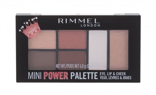 Rimmel London Rimmel London Mini Power Palette zestaw kosmetyków 6,8 g dla kobiet 003 Queen