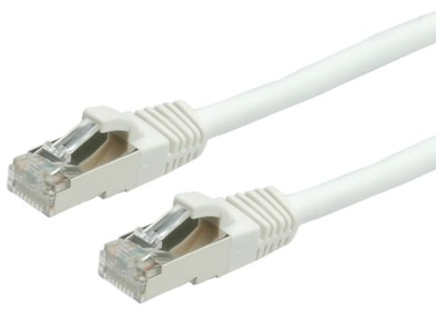 Value S/FTP-(PiMF-) Patch Cable Kat.6, LSOH, biały, 1,5 m 7611990113828