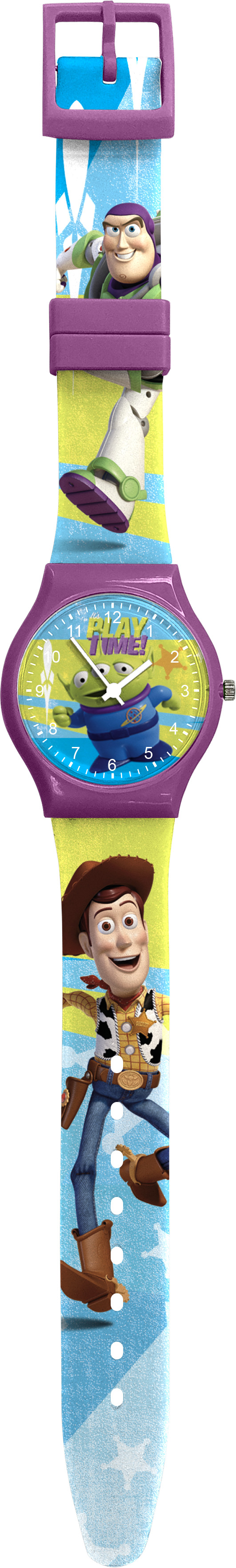 KIDS EUROSWAN Zegarek analogowy Toy Story 4 WD20380 slim z brokatem