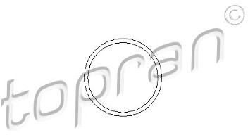 TOPRAN Uszczelka pompy wody 202 290