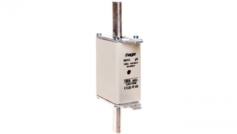 Hager polo Wkładka bezpiecznikowa NH1C 100A 500V gG LNH1100M LNH1100M