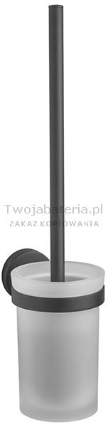Gedy Eros szczotka WC wisząca czarna 233303CZAR