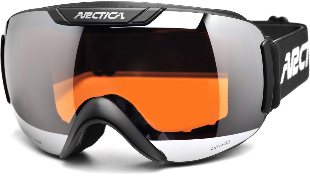 Arctica G-117 Gogle narciarskie, snowboardowe, Bezramkowe, Antifog G117