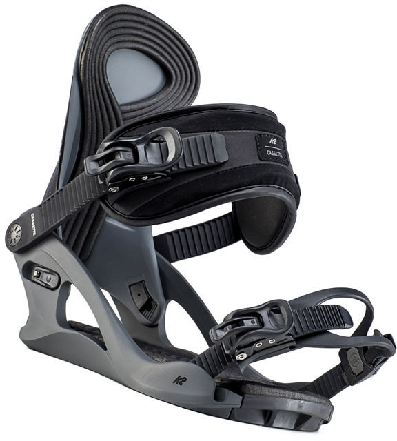 K2 CASSETTE CHARCOAL damskie wiązania snowboardowe - S 89821350
