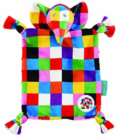 Rainbow Designs el1448 Elmer przytulanki ściereczka
