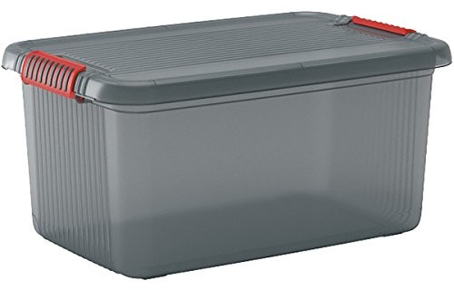 Kiss KIS 8563000 0720 01 K pasów bezpieczeństwa pudełko pudełko do przechowywania z tworzywa sztucznego palenie Szary/pomarańczowy 43 L 8563000 0720 01