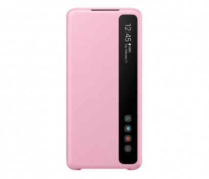 Samsung Etui Clear View Cover do Galaxy S20+ Różowy EF-ZG985CPEGEU