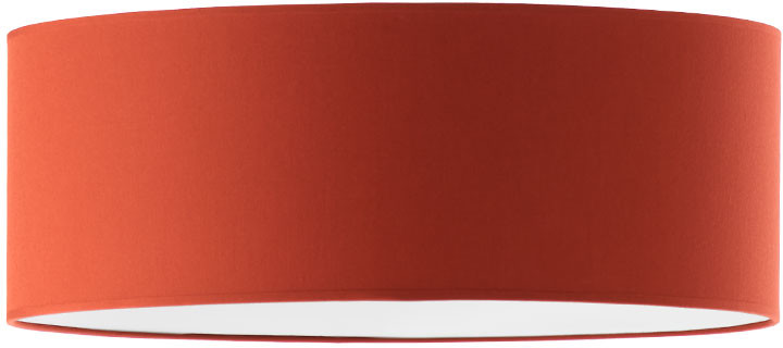 LYSNE Lampa przysufitowa z tkaninowym abażurem DUBAJ fi 40 cm 14528/32011