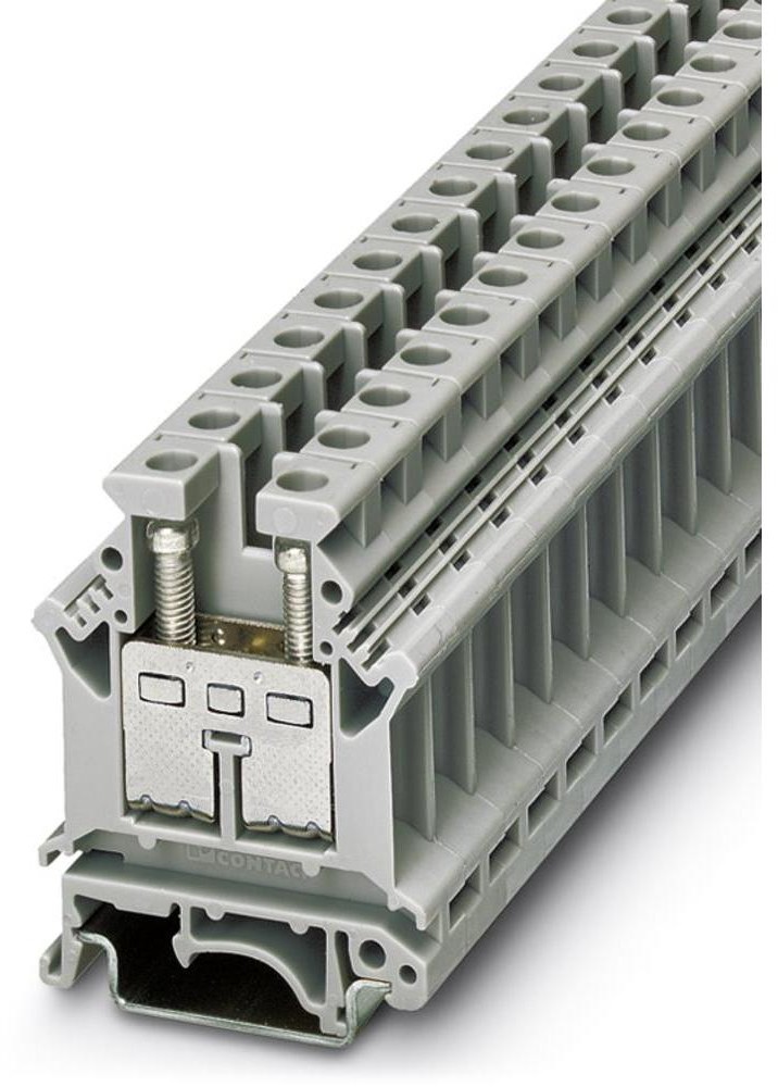 Phoenix Contact Listwy zaciskowe przepustowe UK 16 UK 16 Phoenix Contact 3006014 szary Zawartość 50 szt UK 16