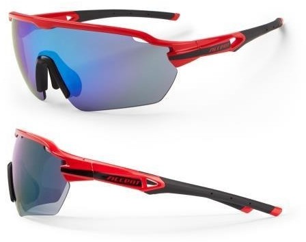 Accent Okulary Reflex czerwono-czarne, 2 pary soczewek