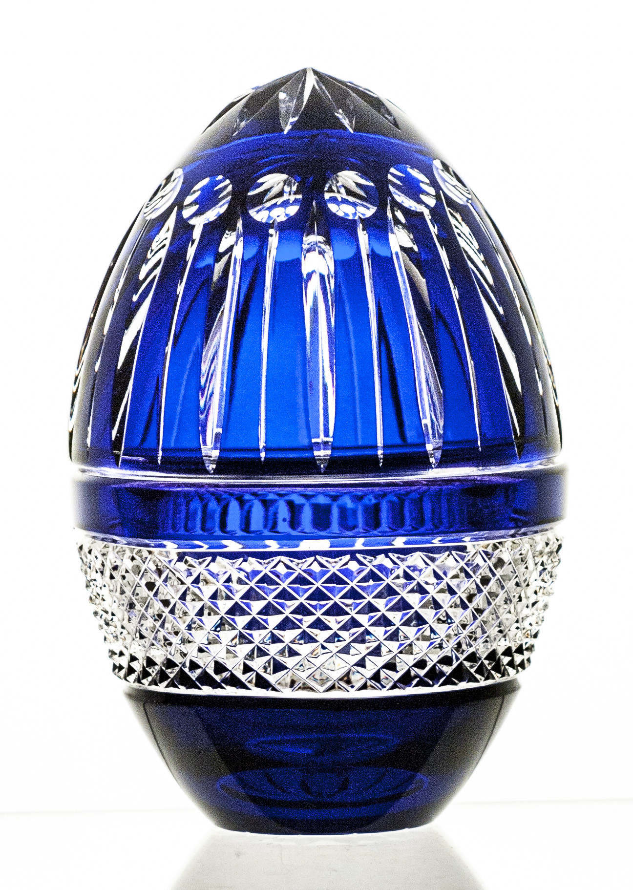 Crystal Julia Kolorowa bomboniera kryształowa jajko 07558)