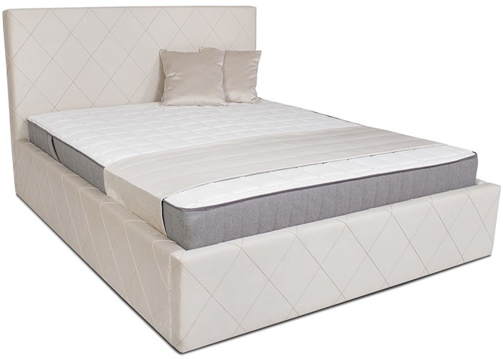 BED DESIGN Łóżko ALESSIO DESIGN tapicerowane Rozmiar 120x200 Tkanina Grupa II Pojemnik Z pojemnikiem